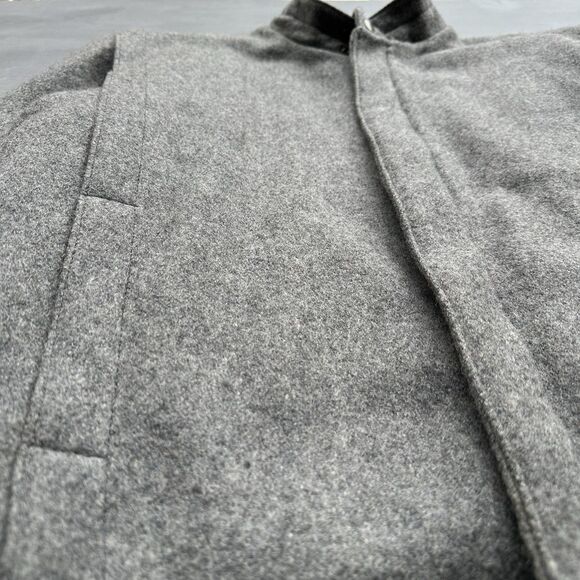 Vintage Hunt Club Wool Bomber Jacket Men’s XL – Made in USA – Gray Wool Blend - Picture 8 of 16